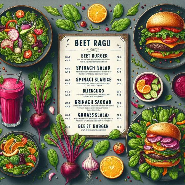 restaurant menu